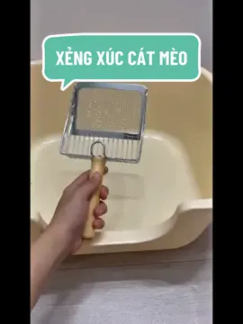 🥰😊 Xẻng xúc cát mèo dùng cho nhà vệ sinh, bồn cát mèo. #meo #cat #xengxuccatmeo #thucung #pet