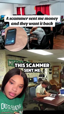 A scammer sent me money and they want it back#fyp #foryou 