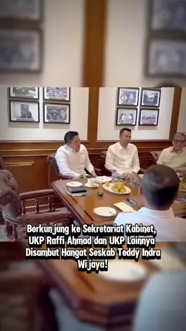 PARA UTUSAN KHUSUS PRESIDEN 👀 #raffiahmad #utusankhususpresiden #ukp #seskabteddyindrawijaya #raffiorangbaik #raffikayahati #viralditiktok #fypviralシ #fyp 