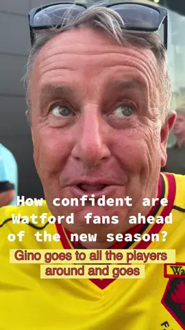 How confident are #watfordfc fans ahead of the new season? We went to Vicarage Road to find out…🐝 #efl #footballtiktok #donotscratchyoureyes #fyp #foru #foryoupage #podcast #watford 