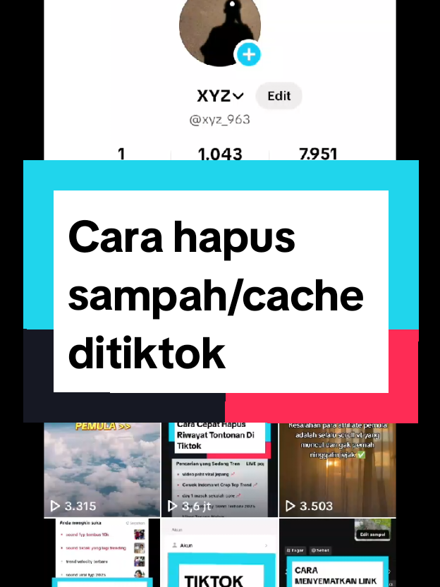 cara hapus sampah cache ditiktok? ini tutorialnya  #carahapussampahtiktok #hapuscache #fyppppppppppppppppppppppp 