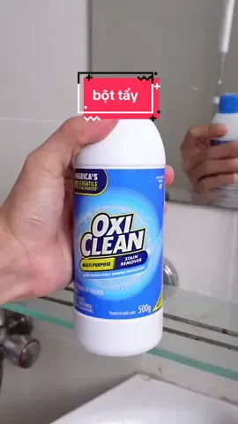 Bột này tẩy rất sạch, chỉ cần pha đúng định lượng và nhiệt độ nước theo hướng dẫn, không chỉ tẩy quần áo mà còn xài được cho nhiều đồ gia dụng khác trong nhà | Bột giặt tẩy đa năng Oxi Clean | Nhân check #review #nhancheck #CuocDuaNhaSangTao 