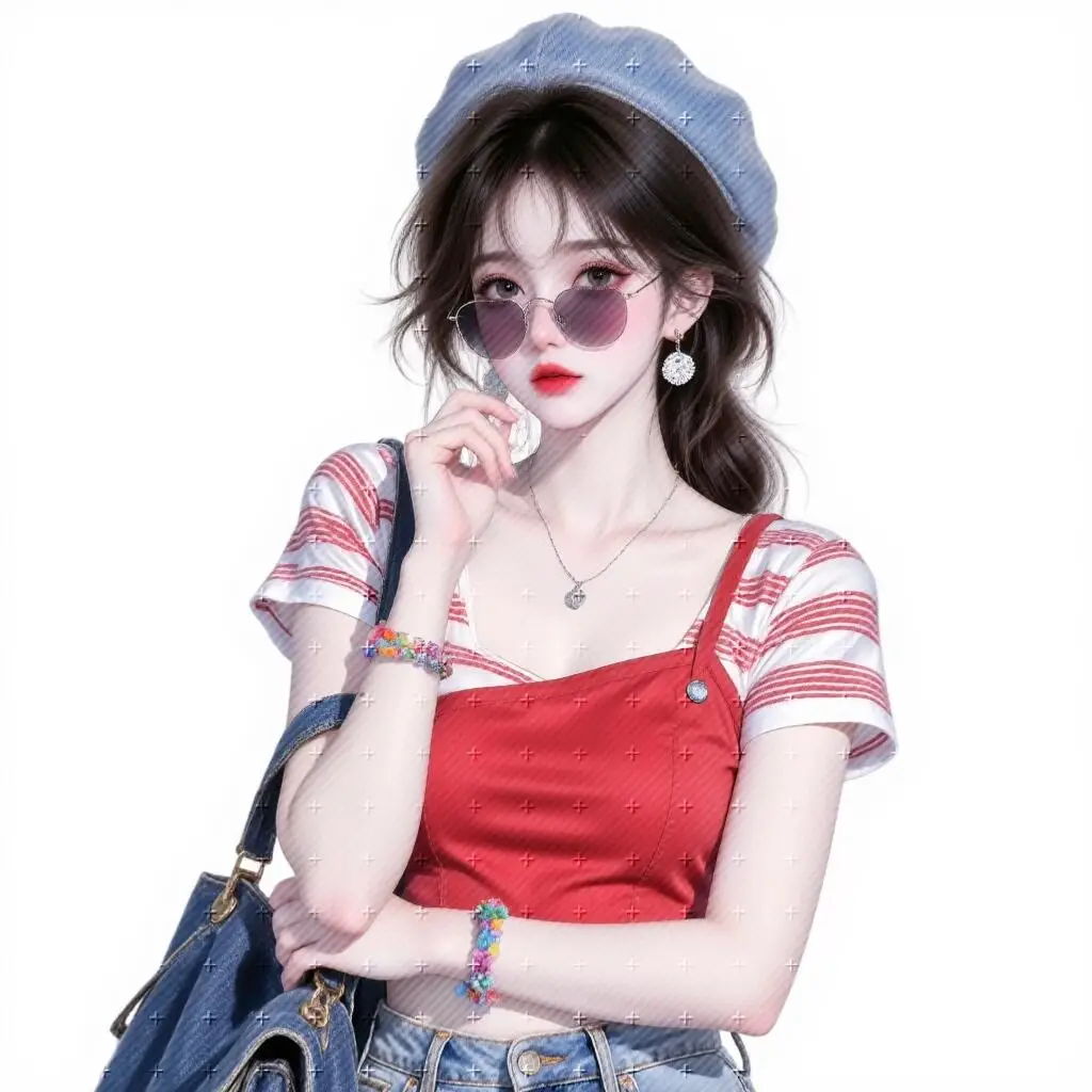 Cute #cool #art #beauty #dethuong #painting #picture #girl #ai 