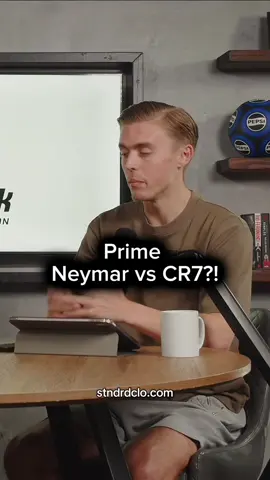 Prime Neymar vs prime CR7. 1 match. Who are you picking? 🤔 Be sure to check out @stndrd.clo for your fitness clothing! 🔥 @Ollie @bryonperformance  #fyp #football #footballtiktok #PremierLeague #ronaldo #neymar 