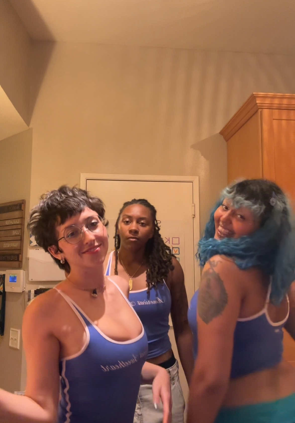So…this happened #derp #matching #bluegirl 