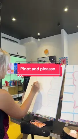 Pinot n Picasso babyyyy 🖼️ #datenight #lgbtqia #londondateidea #london #eastlondon 