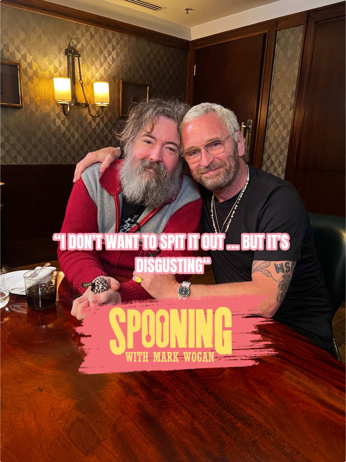 Nick Helm joins @markwogan13 to take on the Spoons! Episode drops TOMORROW 7AM! Listen to wherever you get your podcasts and the @virginradiouk YouTube Channel! #nickhelm #spooningwithmarkwogan #markwogan #foodchallenge #podcast #virginradiouk #podcastlife #virginradiouk