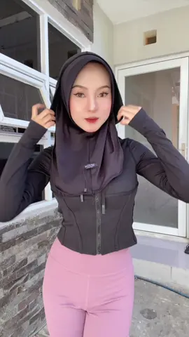 buat olahraga nii #kktop #jaketolahraga #fitcheck 