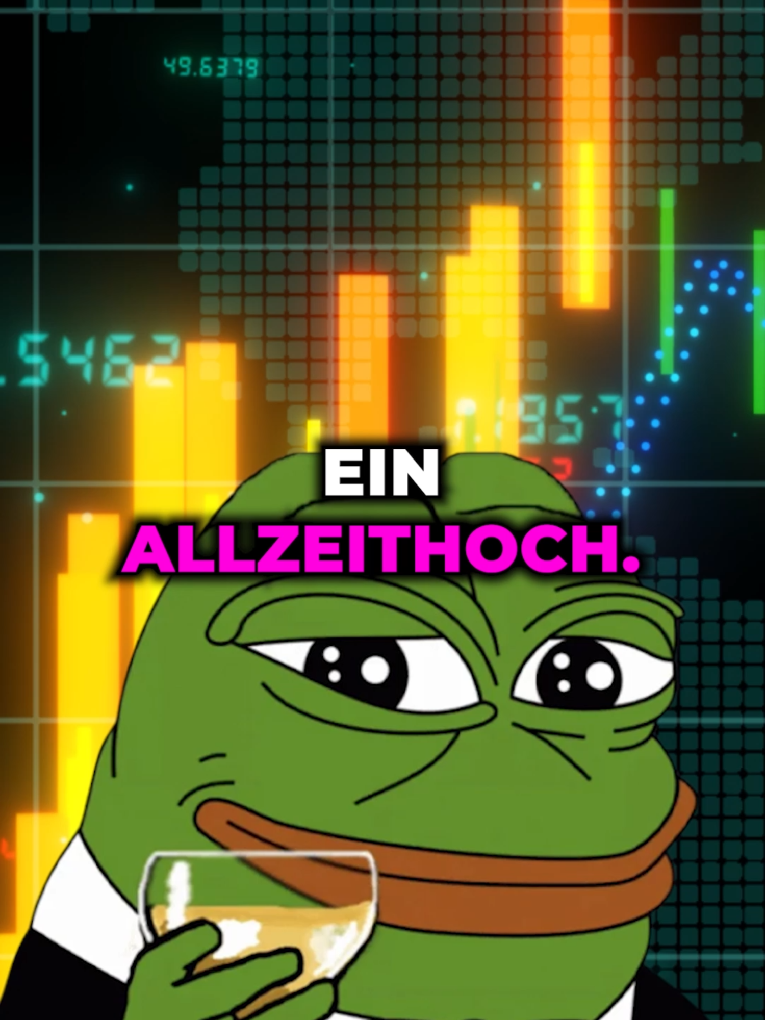 So viel Geld hättest Du in Pepe 2023 investieren müssen! #krypto #kryptowährung #pepe #memecoin