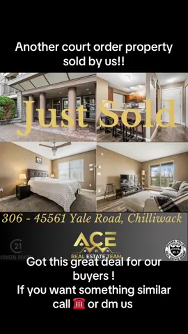 🚨COURT-ORDERED STEAL – SOLD!🚨 💸 We helped our buyers lock in a deal you don’t see every day! This 2 Bed | 2 Bath condo was scooped up in a court-ordered sale — and yes, we made it happen. 🙌 ✅ Spacious & open-concept ✅ Private balcony + walk-in closet ✅ Steps to transit, mins to Hwy 1 ✅ Pet-friendly & investment-worthy 🐾 When opportunity knocks (or gets dragged into court 👀), you need a team that knows how to move FAST and SMART. 🎯 Thinking of buying or investing? Don’t miss the next one. Deals like this don’t wait. Neither should you. Just Dial  ☎️ Ace Real Estate Team. #SOLD #CourtOrderedSale #RealEstateWin #abbotsford @pardeepsandhu_realestate @simar_singh @Ace Real Estate Team @gopinathsurabathu #SmartBuyers #RealEstateGoals #FirstTimeBuyer         