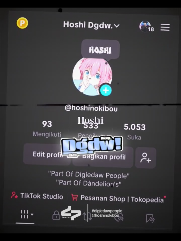 rajin dedik gini #digiedawpeople #senseicreator #senpaifamily #hoshigamicreator #dandelionscreator #celestialcrown 