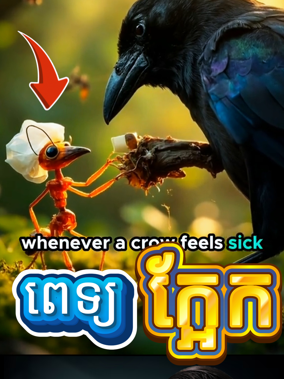 ក្អែករក​ពេទ្យ ពេលឈឺ