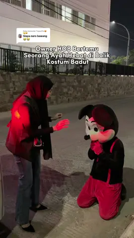 Membalas @TiapasTiia😍😘🤩 Ya Allah pak, semoga jadi berkah buat bapak yaa 🥺 #fyp  #badut #viral #houseeofbeauty #HOB #badutmickeymouse 