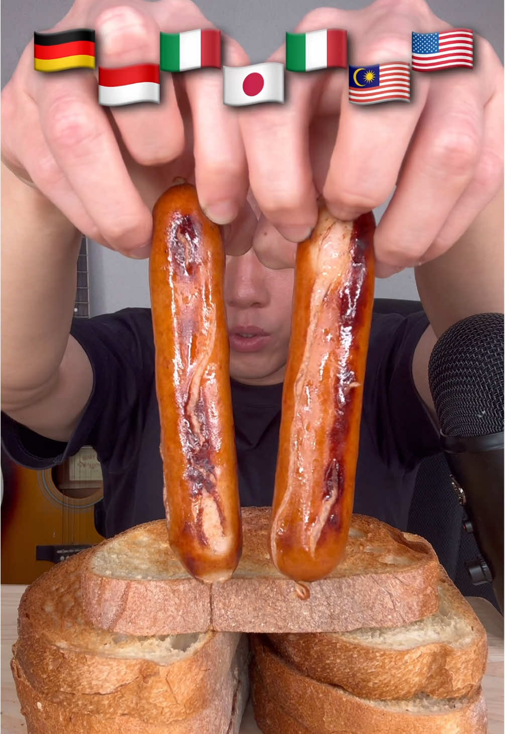 パンって色んな食べ方ができるんだなぁって思いました(？)#飯テロ #大食い #モッパン動画 #mukbang #asmr 