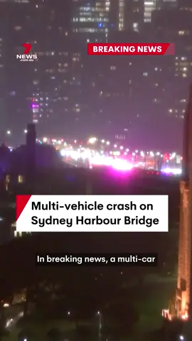 A multi-car crash on the Sydney Harbour Bridge is causing traffic chaos, with at least one person injured. #bridge #harbourbridge #sydneyharbour #sydneyharbourbridge #sydney #traffic #crash #7NEWS