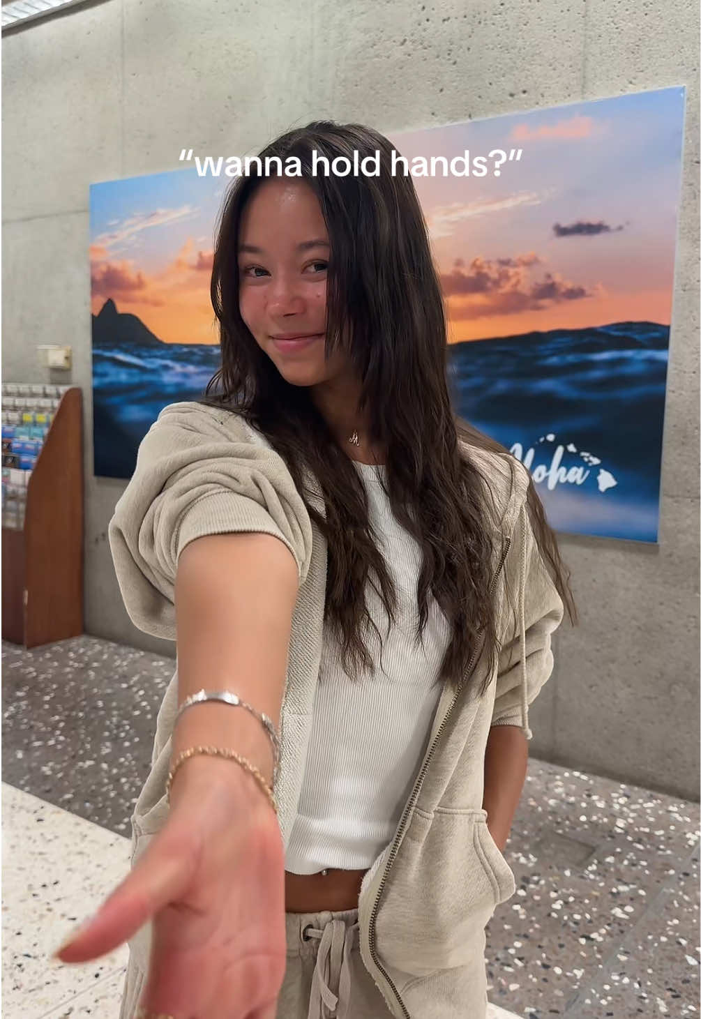 He still held my hand tho :) 