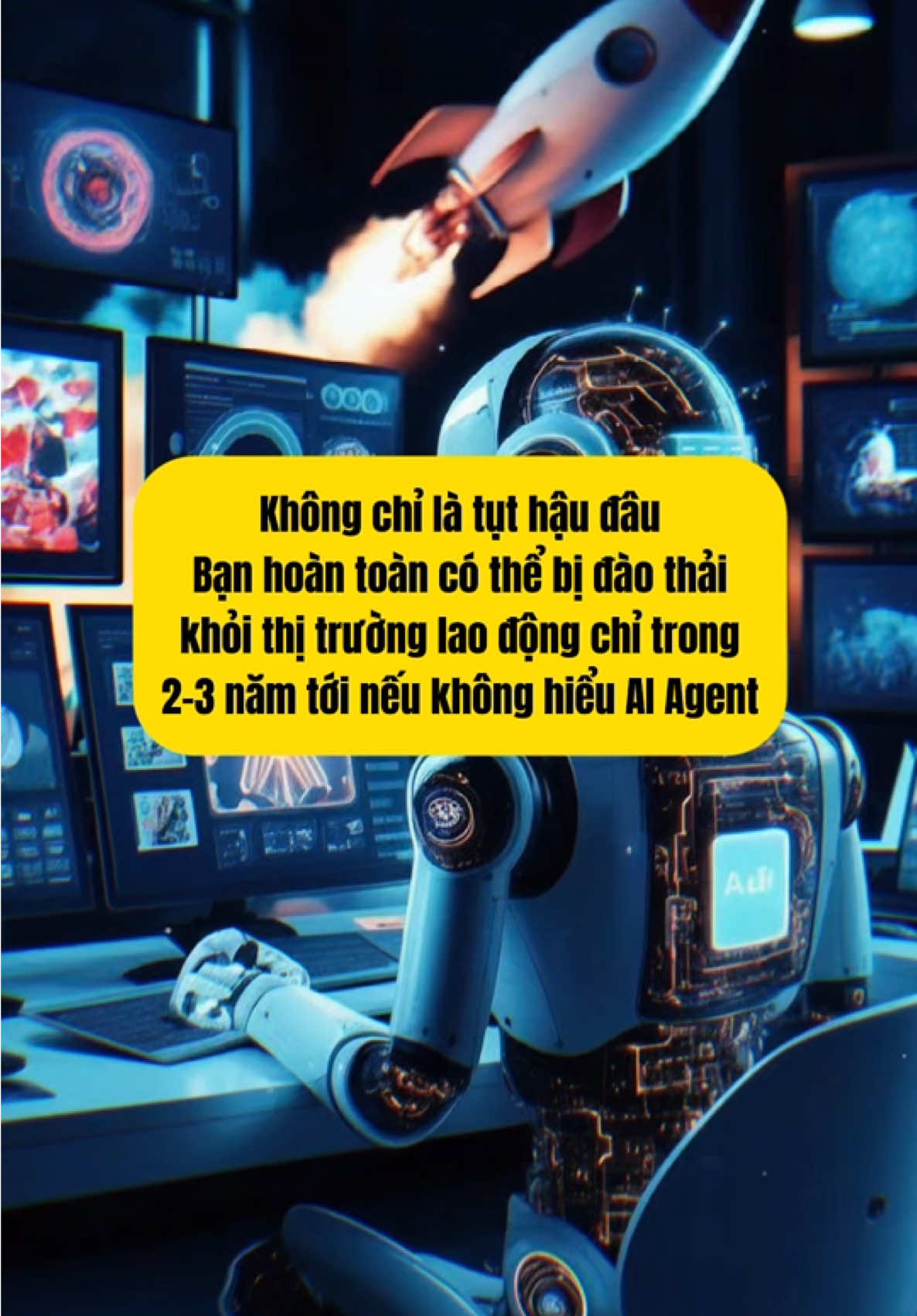 👉 Không chỉ là tụt hậu đâu, bạn sẽ bị đào thải khỏi guồng quay của chính ngành bạn đang làm đấy.#chatgpt #aiagent 
