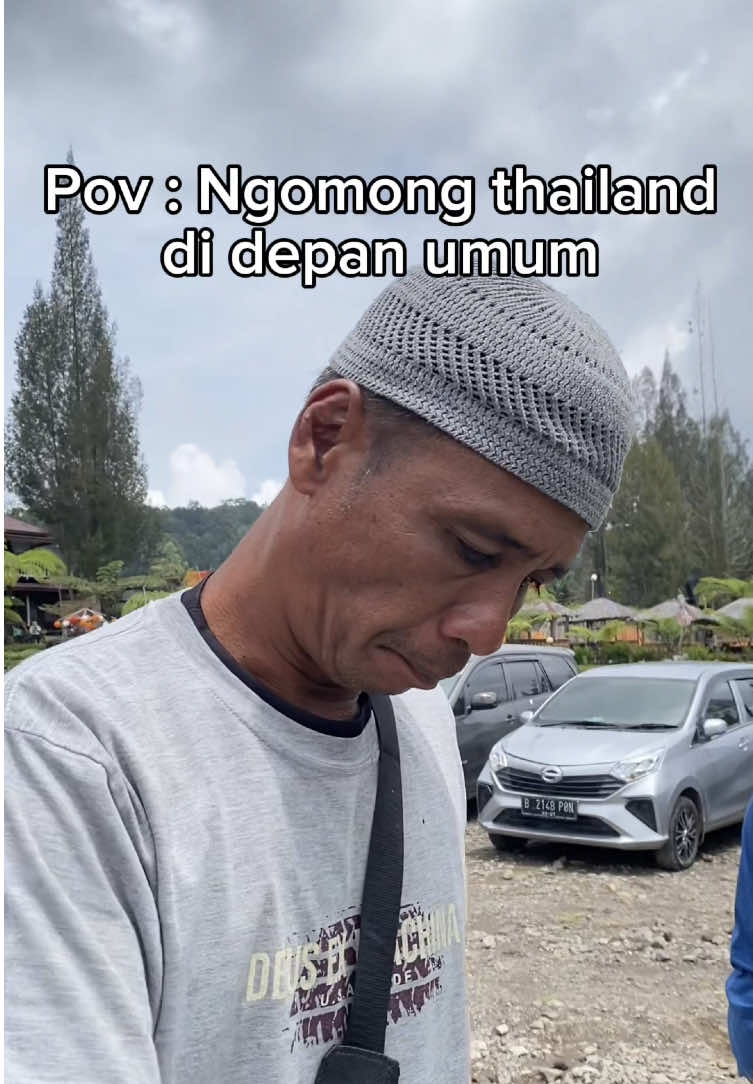 Ngomong bahasa thailand di depan umum #pov #fyp #bandaharo 