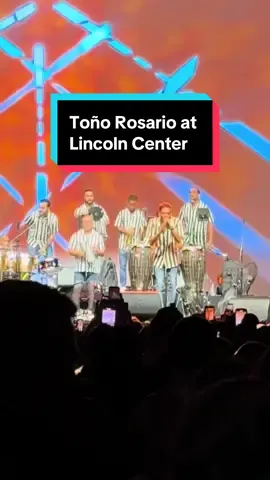 Toño Rosario at Lincoln Center. Another Free gem for Summer for the City. #lincolncenter #summerforthecity #nyc #tonorosario #summerconcerts 