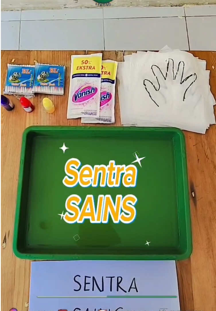 Cotton bud, pewarna, dan tisu jadi bahan eksperimen kami hari ini. Anak-anak senang memberi warna, tapi makin takjub saat warnanya tiba-tiba menghilang setelah dicelup ke air ! Sains itu seru dan penuh kejutan! 🎨💧#tkislamaqilah #sentrasains #eksperimenanak #foryou #kegiatanseru