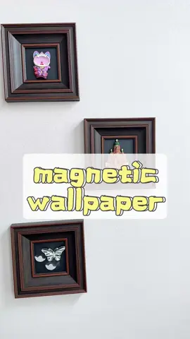Magnetic wallpaper #magnet #magnetic #wallpaper #homedecor #DIY 