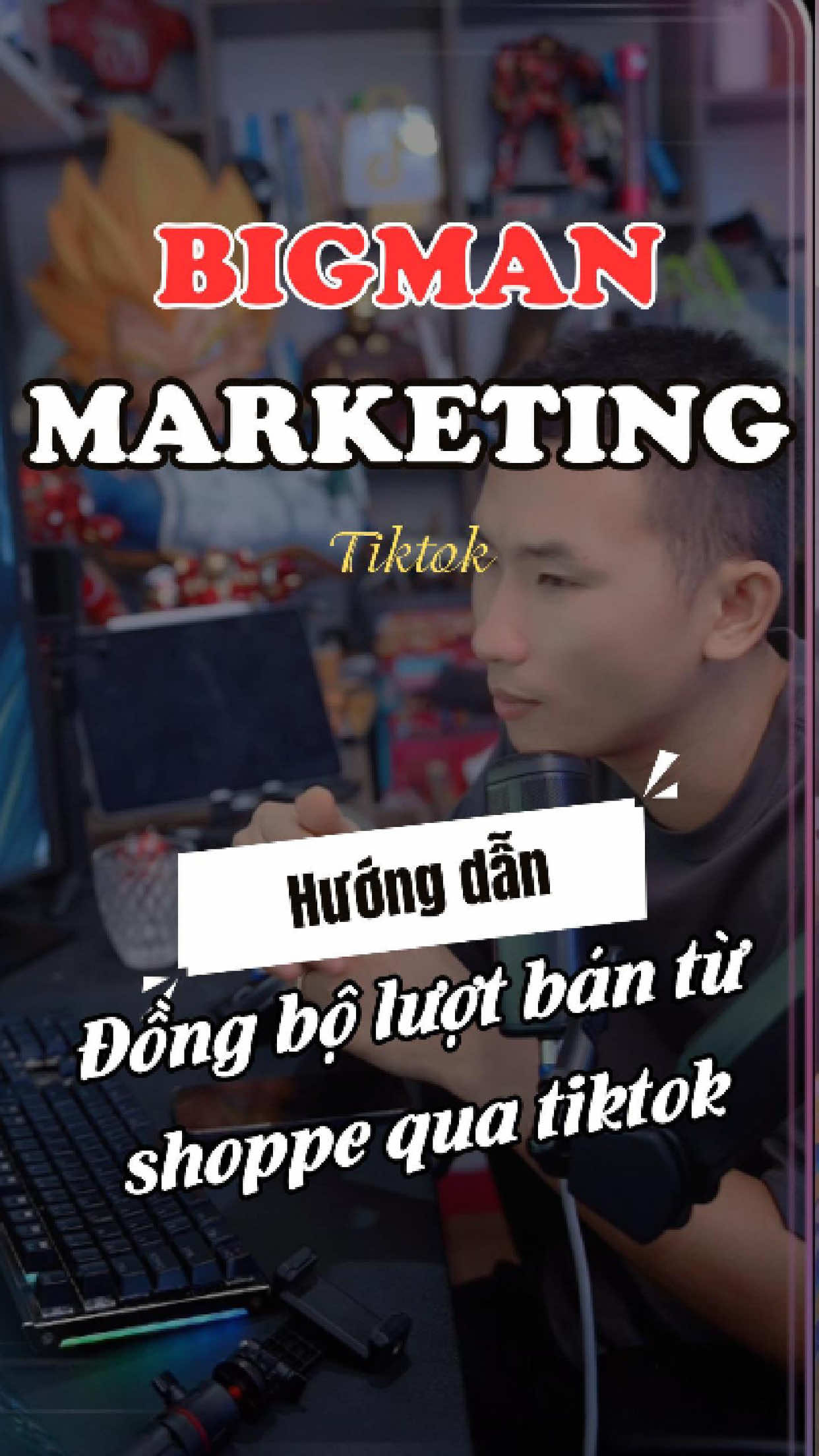 Hướng dẫn đồng bộ lượt bán từ shoppe qua tiktok #bigmanmarketing #mmo #phanducnho #shopee #tiktok 