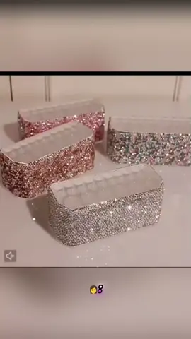 Luxury Glittery Diamond-Encrusted Makeup Organizer - 26-Slot Eyebrow Pencil & Brush Holder, Lightweight Transparent Plastic Design with Sparkling Sequins, Perfect for Vanity or Bathroom Countertop, Vanity Accessory | Luxury Boxes Fancy White Rhinestone #makeupvanity #vanitymakeup #makeupstorage #diamondpaintingstorage #makeuporganizer #glitzandglambrushes #luxurybeauty #makeupbrushholder #makeupaccessories #makeupdrawer