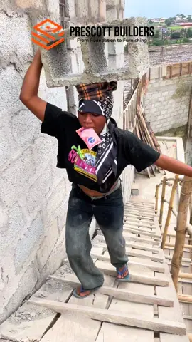 At Prescott Builders, we don’t just build structures. We build possibilities. Today, a determined young girl joined our labor crew and reminded us that hard work truly has no gender. We’re proud to run a site where effort is respected, and everyone has a chance to rise. #prescottbuilders #womeninconstruction #sitework #construction #architecture #realestate #nigeriaconstruction #fyp 