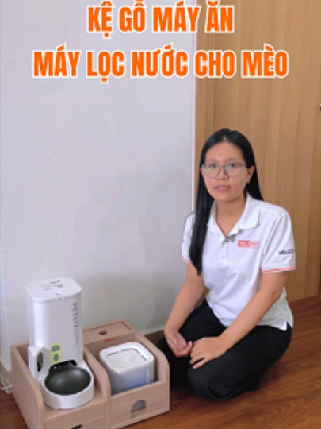 Mèo cắn dây điện máy ăn, máy lọc khiến bạn bực? Đã có kệ gỗ máy ăn, máy lọc nước HeLiPet cho mèo #Petkit #helipet #helicorp #kegomayanmaylocnuoc #kemayanchomeo