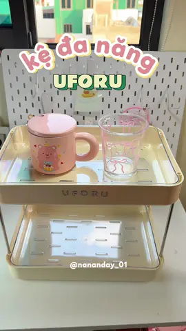 Chiếc kệ mài be xinh iu. Tui chỉ muốn hốt hết đồ nhà uforu thui seo mà đồ gì cũng xinh zậy tr 🫶💕 #nanaday #unboxing #kededodanang #dogiadung #decor #giadungthongminh #kedanang 