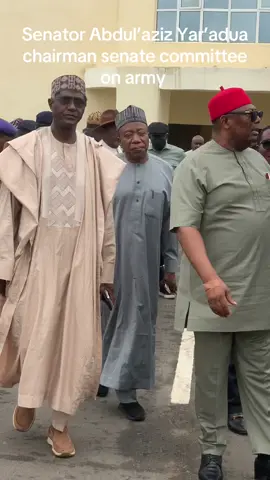 #senator Abdul’aziz Yar’adua chairman senate committee on army#members of the committee#girrei barracks abuja nigeria 