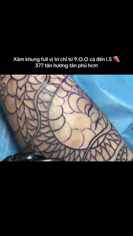 Xăm khung full vị trí chỉ từ 9.O.O cá đến l.5 🍠 #xamhinhnghethuat #tattookintaro77 #hinhxamnhatco #xuhuong #hinhxam 