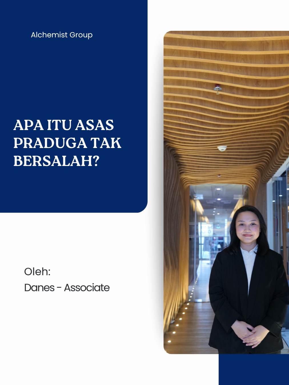 Asas praduga tak bersalah itu bukan cuma istilah hukum, tapi perlindungan buat semua orang agar gak dihakimi sebelum terbukti bersalah. Kali ini Kak Danes akan jelaskan apa arti asas ini dan kenapa penting banget buat penegakan hukum yang adil! #PradugaTakBersalah #AsasHukum #EdukasiHukum #KontenHukum #TikTokHukum #HukumIndonesia #EdukasiHukum #PasalHukum #TindakPidana  #alchemistlawfirm #alchemistgroup #alchemistlawoffice