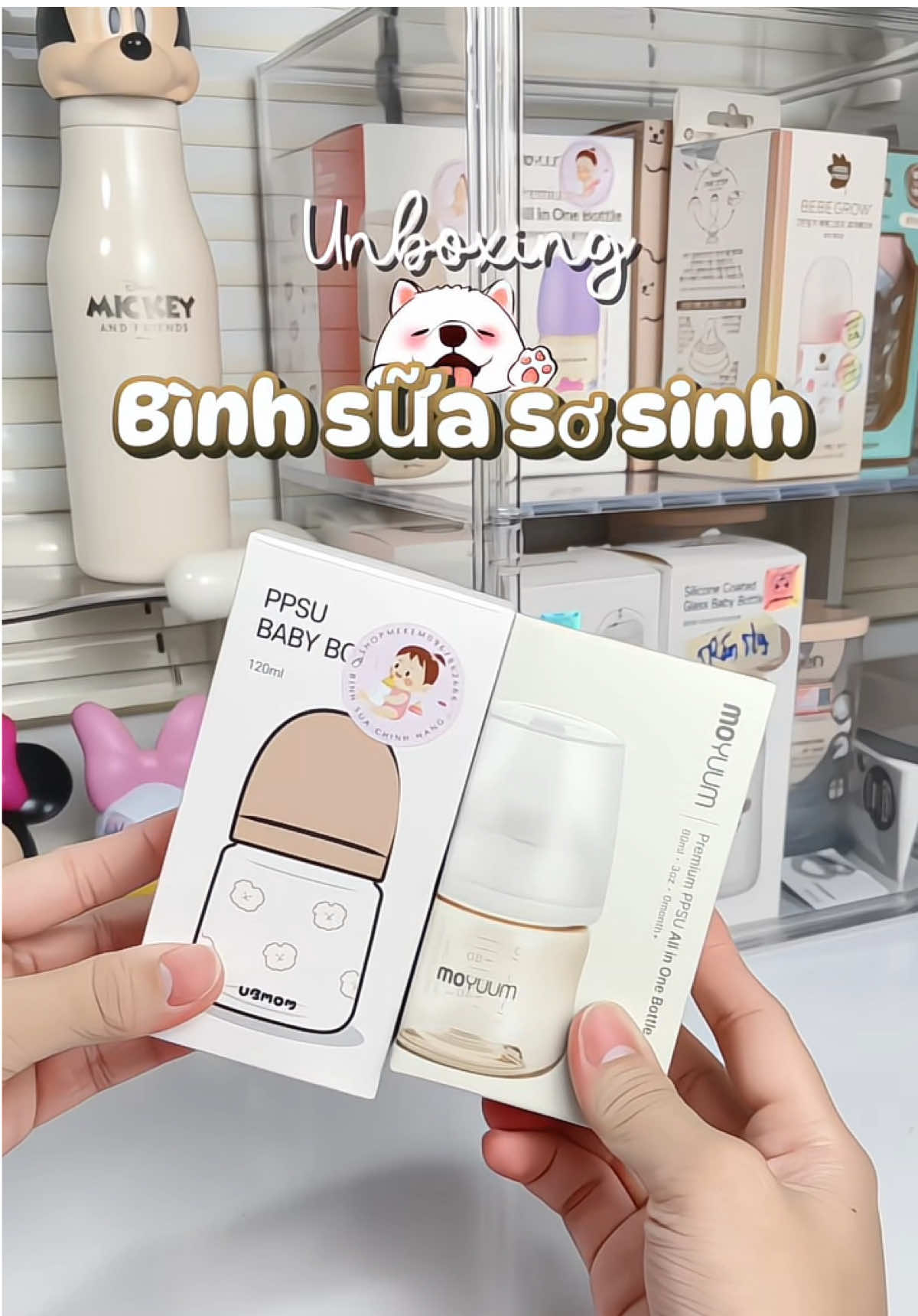+2 chiếc bình đầu đời cho ẻm 😉✨#xuhuong #unboxing #binhsua #moyuum #ubmom 