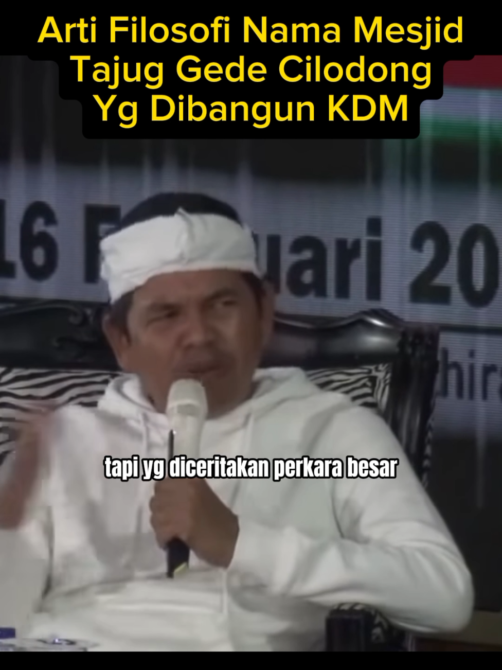 arti nama tajug gede mesjid yg dibangin kdm #kdm #dedimulyadi #tajuggede #cilodong 