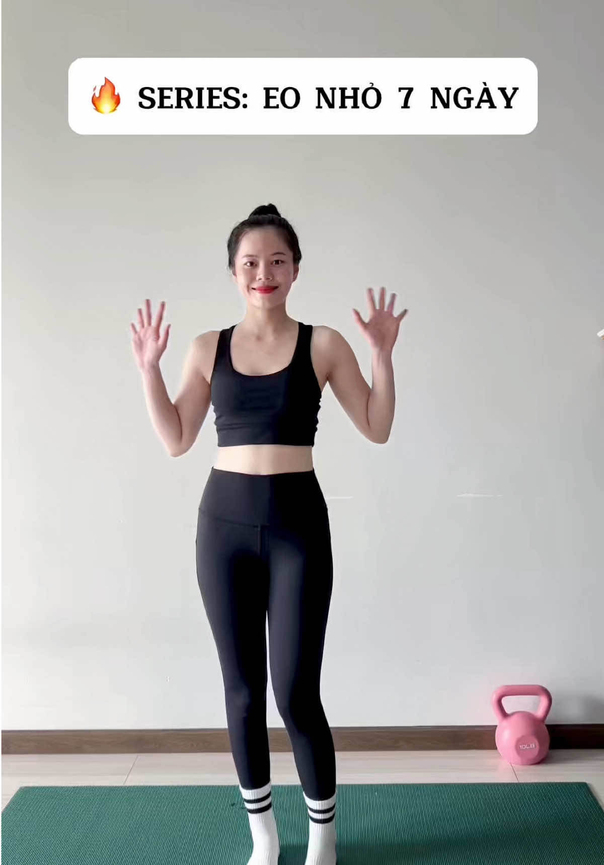 Để tập theo series này hiệu quả cần:  - Kết hợp thêm 15p cardio - Không ăn thừa calo - Duy trì đều đặn và kết hợp tập toàn thân trong những tuần tiếp theo #helloquiin #eonho7ngay #ngay3 #taptainha 