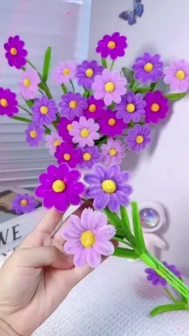 #handmade #tpyシ #craft #foryou #pipecleanerflowers #viralvideo #daisy