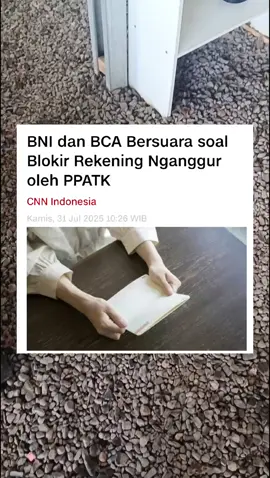 PT Bank Negara Indonesia (Persero) Tbk atau BNI mendukung langkah pemblokiran yang dilakukan PPATK demi mencegah penyalahgunaan rekening bank untuk aktivitas ilegal.#ppatk #bni #bca #fyp 