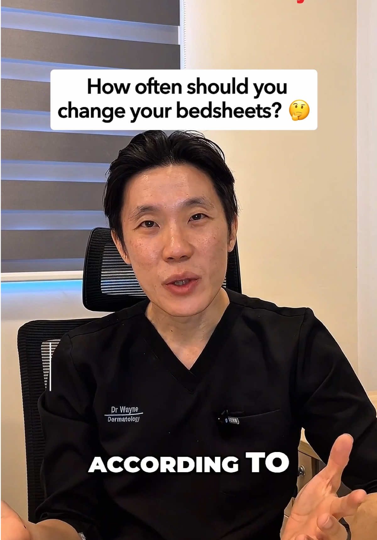 So how often should you change your bedsheet? Dermatologist @DrWayneDerm explains. #kualalumpur #petalingjaya #dermatologist #bedsheet #hygiene