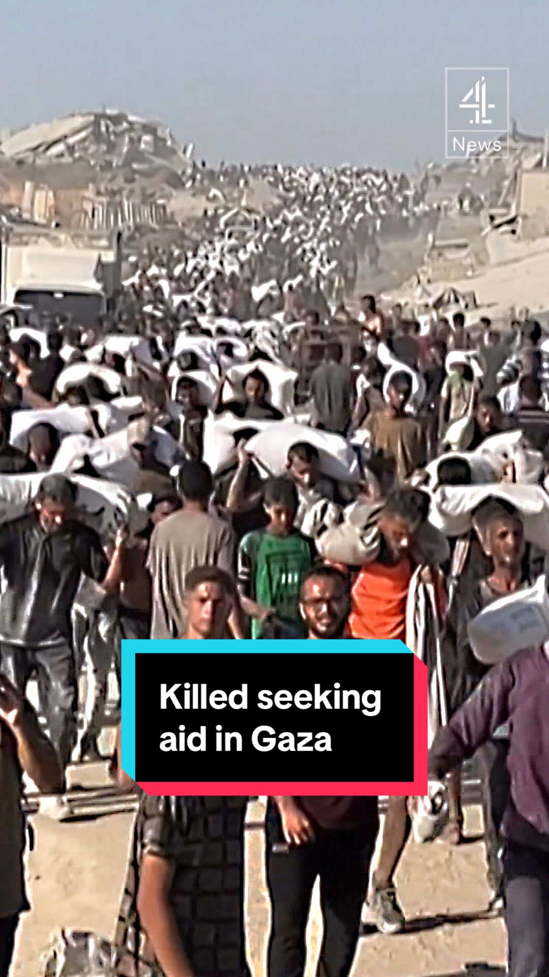 Medical sources in Gaza say around 60 people have been killed seeking aid over the last 24 hours. 15 were reportedly killed by Israeli gunfire this morning near an aid distribution point in central Gaza. This comes as Israel continues to bomb the Strip, killing five people in a tent in the south. US envoy Steve Witkoff is visiting Israel today and is also expected to tour aid distribution sites operated by the US-backed Gaza Humanitarian Foundation. #Gaza #Israel #Aid #GazaAid #GazaStrip #US #SteveWitkoff #Channel4News