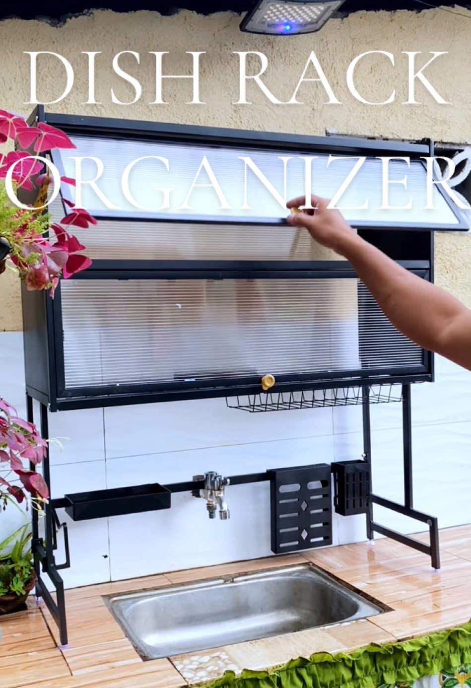 Replying to @mhiell 💋 yes po available ang color black sa Dish rack or over the sink dish drainer 🤗✨ #dishdrainer #dishrack #dishrackorganizer #2layerdishrack #overthesinkdishrack 