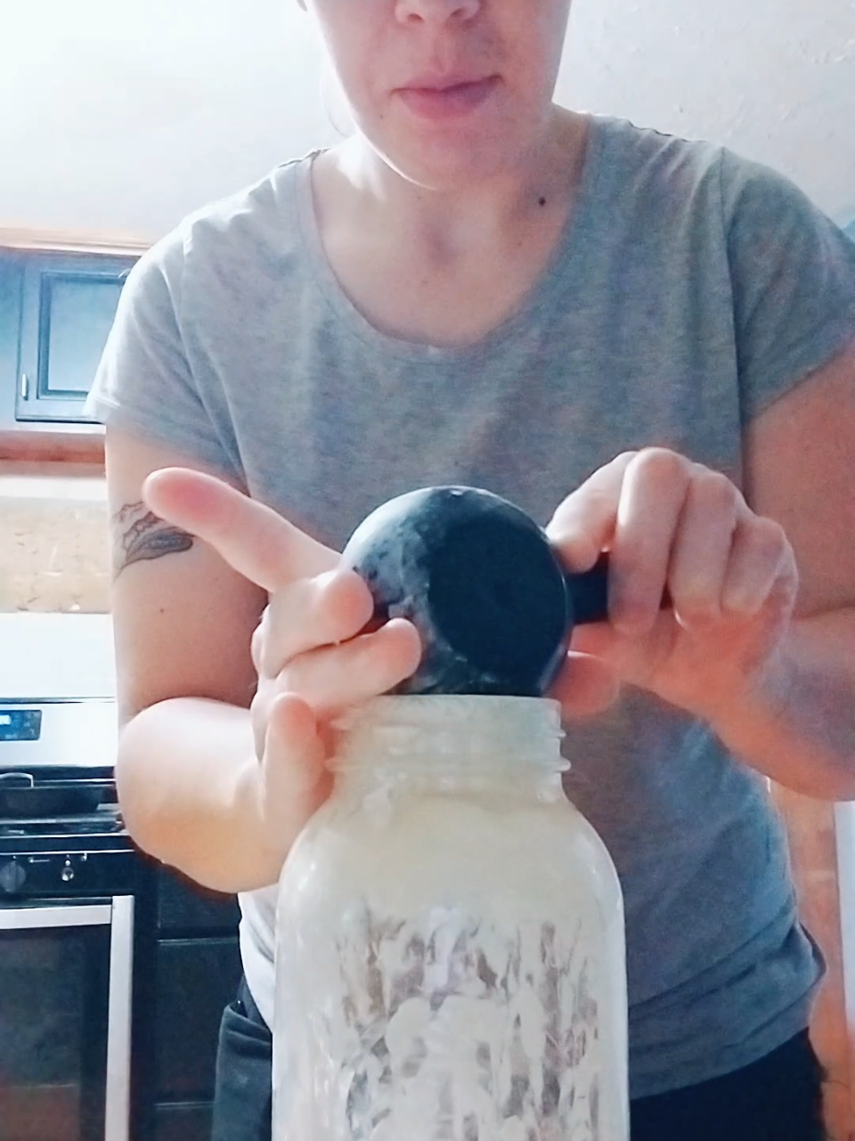 feeding the monster #sourdoughstarter  #whatsarecipe? #baking #fentysuperbrandday 