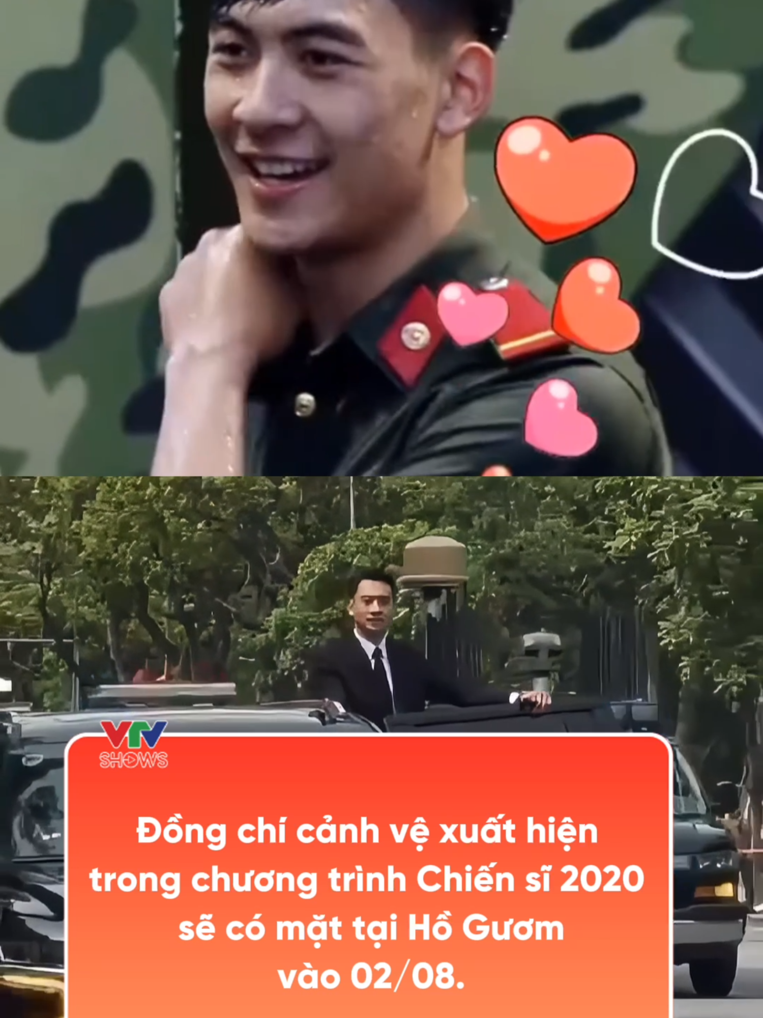 Đã quá Tổ quốc ơi!! 🇻🇳🇻🇳 Đồng chí cảnh vệ xuất hiện trong chương trình “Chiến sĩ 2020” VTV3 đã có mặt tại Hồ Gươm chuẩn bị cho chương trình trình diễn nghiệp vụ của Bộ Tư Lệnh Cảnh vệ - Bộ Công An vào ngày 02/08. #Chiensi2020 #VTV #tiktok #viral #tiktokgiaitri #VTVSHOWS #A80 #VietNam