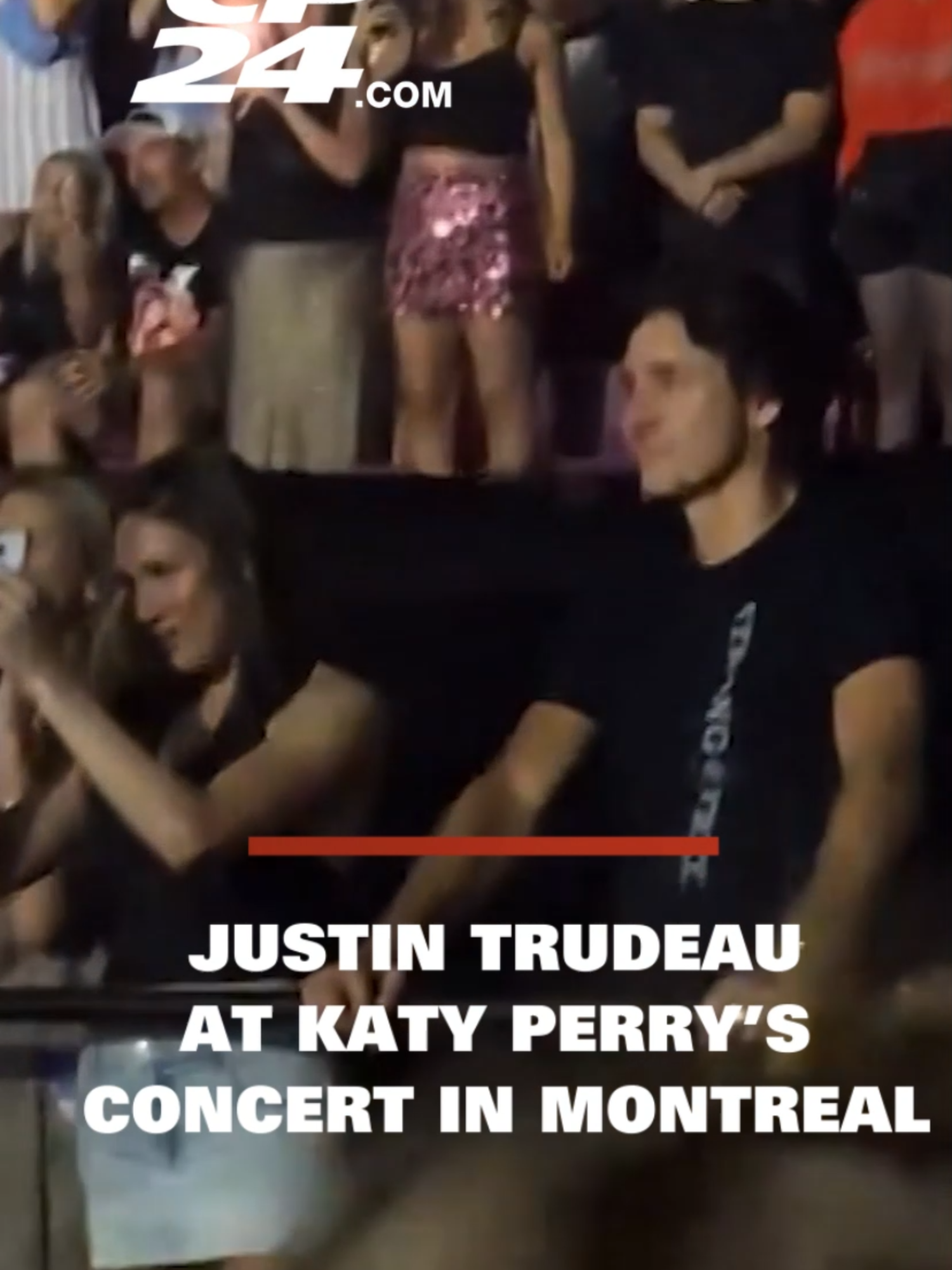 It looks like the fireworks between Justin Trudeau and Katy Perry are real. The former prime minister was spotted at the American popstar’s concert at Montreal’s Bell Centre on Wednesday night. It’s the second sighting of the could-be couple in the city. #canada #news #cp24 #cp24news #justintrudeau #katyperry