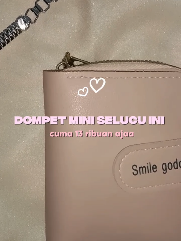 selucuu ini tp cuma 13rb an aja??! parah sih murah bgt mana warna nya cantik bgt lagi, luv bgt deh pokoknya sama dompet mini inii ‼️💗💢 #dompet #dompetmini #dompetwanita #dompetmurah #dompetviral 