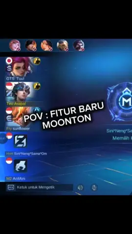 satu kata buat fitur baru moontoon! me : t4i #fypシ゚viral #mobilelegends #moonton 