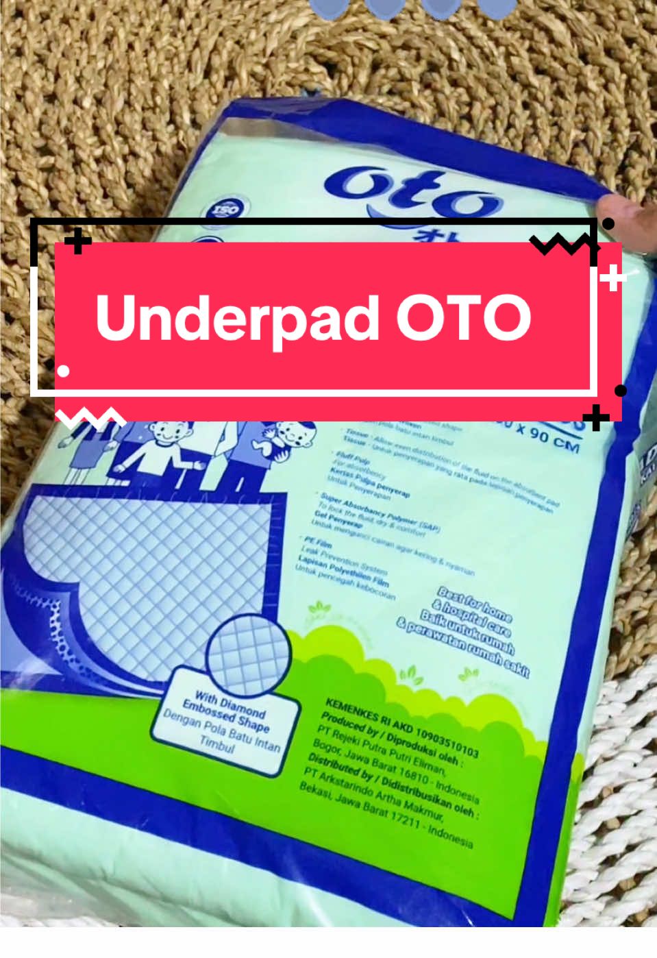Persiapan untuk para Ibu Melahirkan Underpad OTO isi 10 uk 60 x 90 #underpad #underpadmelahirkan #underpadoto #perlengkapanibumelahirkan #underpadperla 