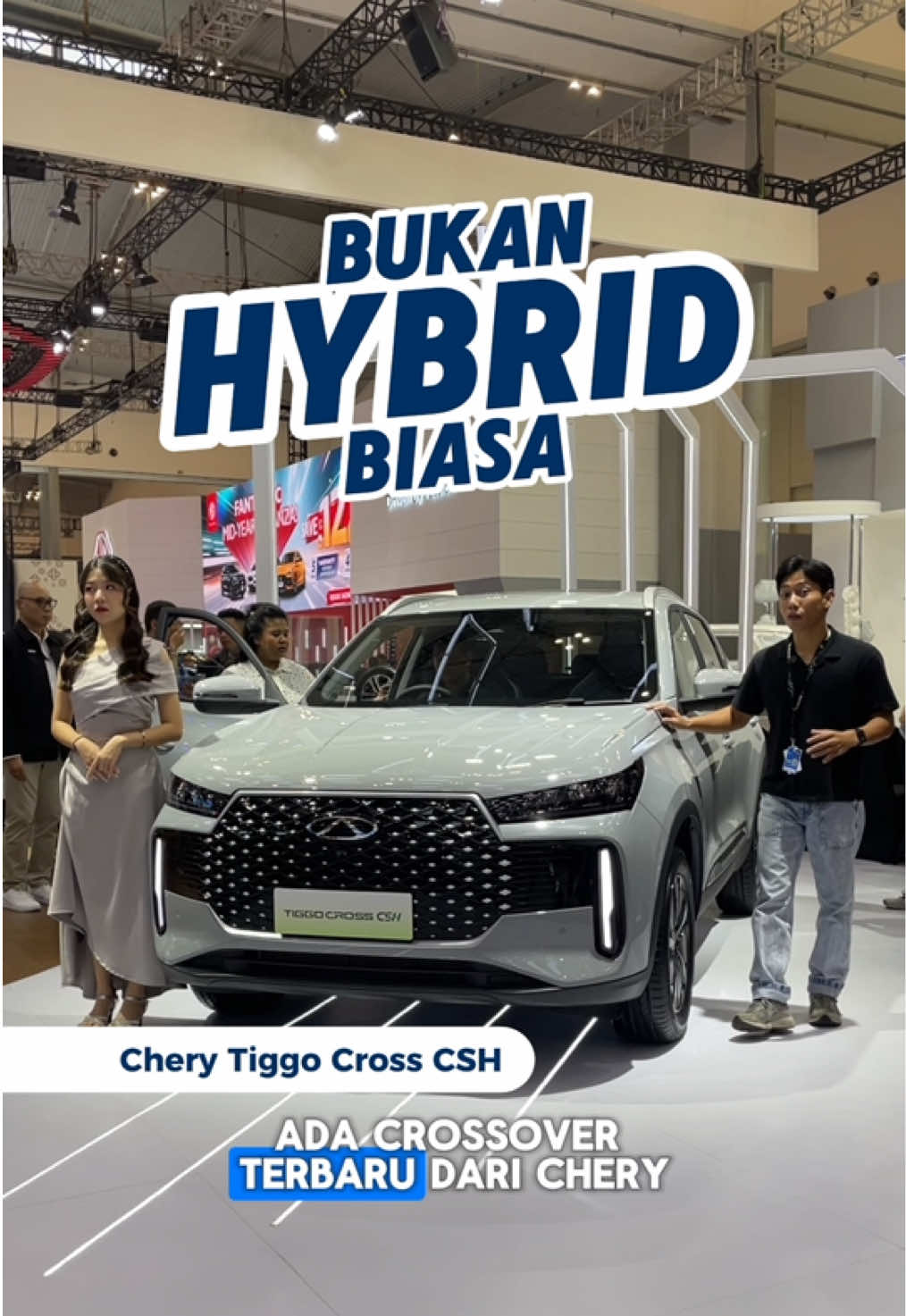 Chery TIGGO Cross CSH Hybrid jadi opsi crossover yang menarik, nih. Ia mengadopsi sistem full hybrid yang mestinya sanggup gelontorkan tenaga ekstra sekaligus hemat bahan bakar. Secara dimensi boleh dibilang sepantar di segmen crossover kompak, dan fiturnya sendiri cukup berlimpah. dari electric seat, 17 ADAS, sunroof, dan lainnya. Lebih menariknya lagi ia dibanderol Rp300 jutaan aja! Penasaran sama modelnya? Sini main ke GIIAS 2025 dan kunjungi booth Chery di booth 7D dari 24 Juli hingga 3 Agustus 2025 ini. #Moladin #reviewmobil #mobilbaru