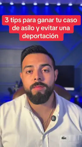 ¿Buscas ganar tu caso de asilo y evitar una orden de deportación? Estos 3 consejos pueden marcar la diferencia: consistencia, evidencia y preparación. ¡No te la juegues solo! #immigrationattorney #abogadodeinmigracion