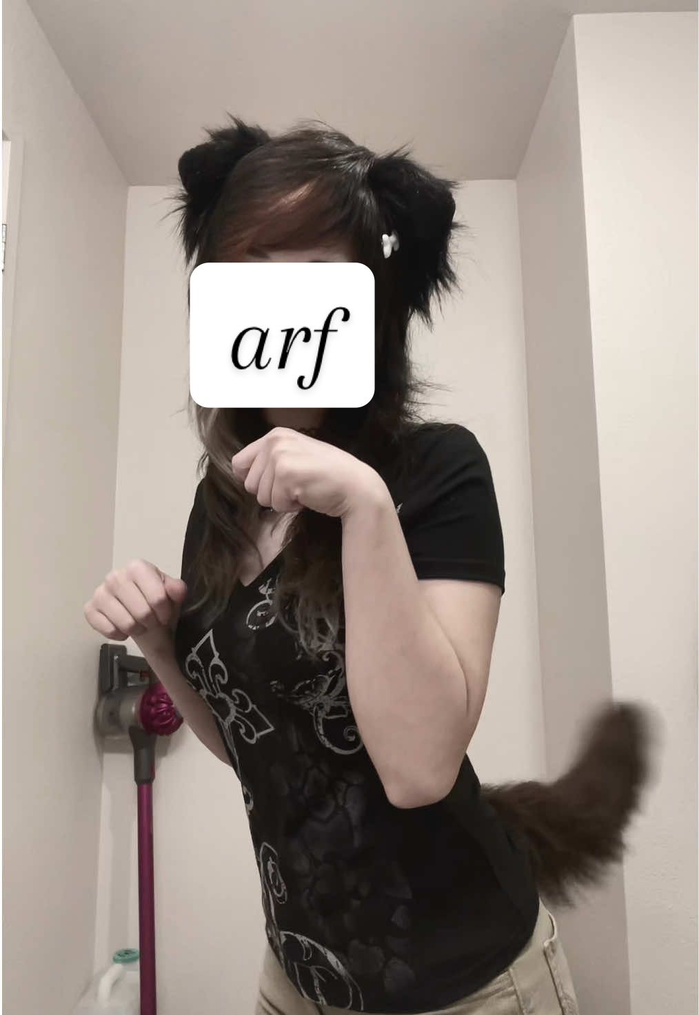 can you handle a puppies attitude 0_0 #puppygirl #kemonomimi #fyp #emo #scene 